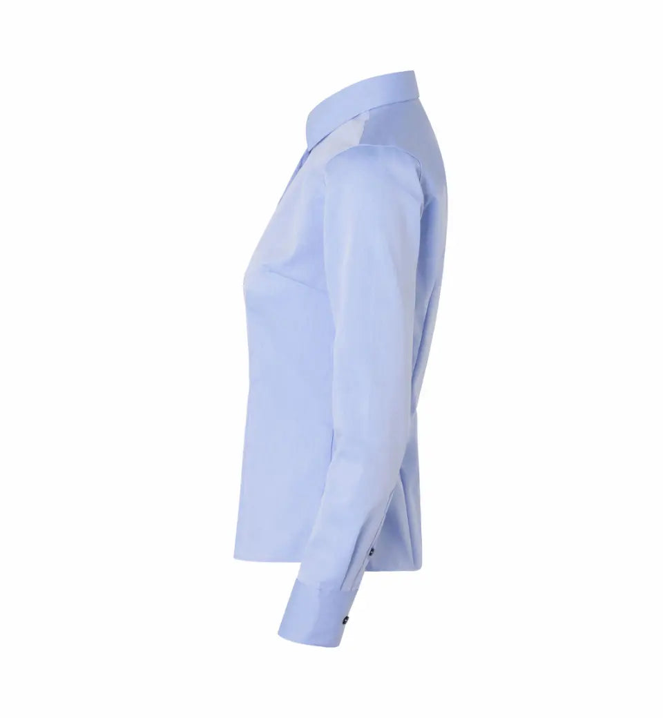 Fine Twill Contrast Business Skjorte, Lyseblå, Seven Seas S372