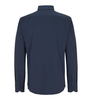 Stretch Skjorte Regular fit, Herre, Navy - S50