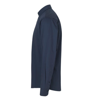 Stretch Skjorte Regular fit, Herre, Navy - S50