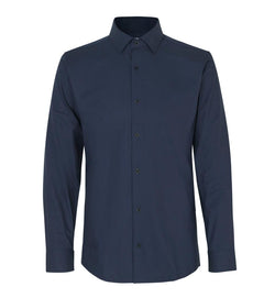 Stretch Skjorte Slim fit, Herre, Navy - S51