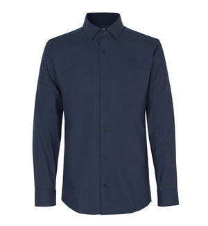 Stretch Skjorte Slim fit, Herre, Navy - S51