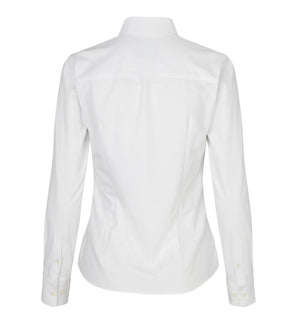 Hybrid Modern fit dameskjorte, Hvid - Seven Seas S52