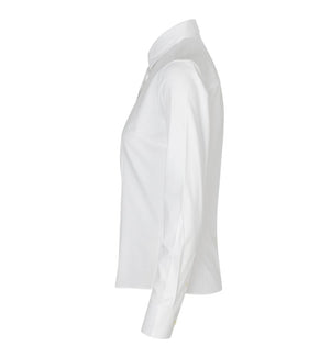 Hybrid Modern fit dameskjorte, Hvid - Seven Seas S52