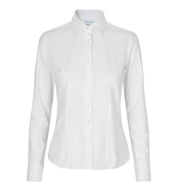 Hybrid Modern fit dameskjorte, Hvid - Seven Seas S52