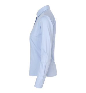 Hybrid Modern fit dameskjorte, Blå  - Seven Seas S52