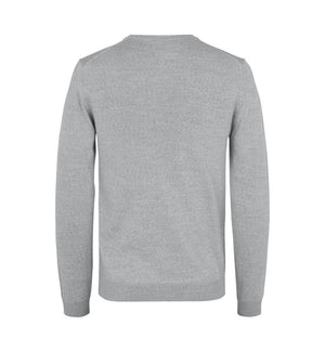 Klassisk Merino Pullover – Blød & Tidløs Strik i Uldmix  - Lys Grå - S650