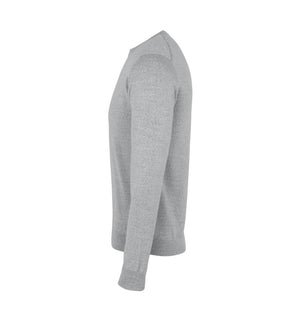 Klassisk Merino Pullover – Blød & Tidløs Strik i Uldmix  - Lys Grå - S650