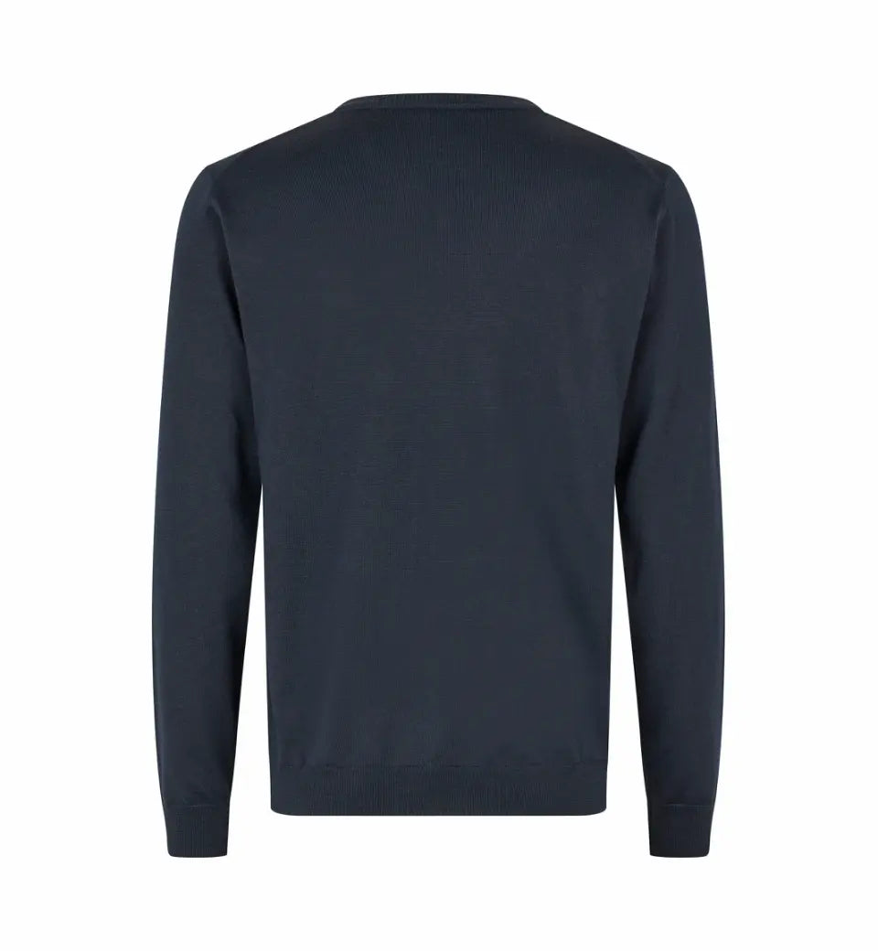 The knit v-neck, Navy, Seven Seas S670