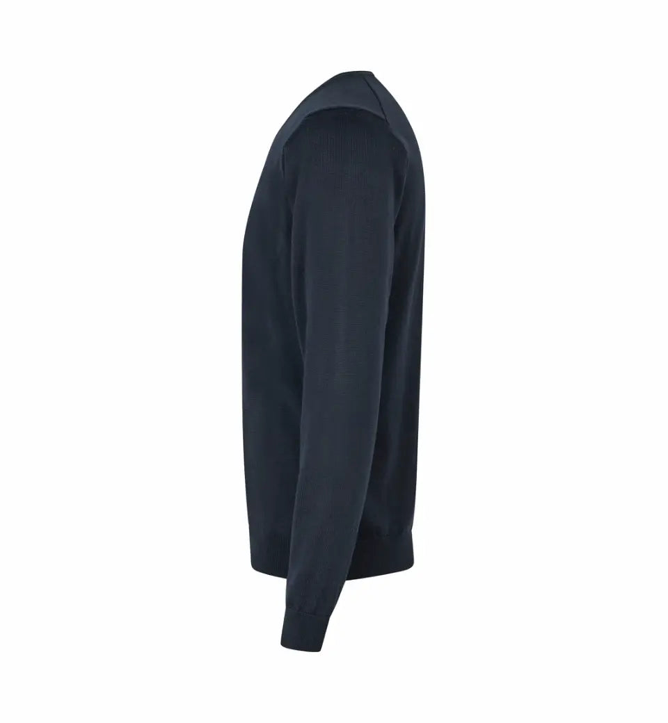 The knit v-neck, Navy, Seven Seas S670