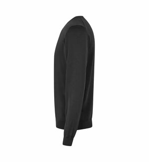 The knit v-neck, Sort, Seven Seas S670