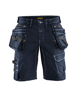 Håndværker Shorts Stretch X1900 Herre, Marine Blå/Sort - Blåkläder 1992