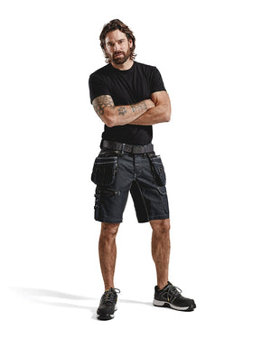 Håndværker Shorts Stretch X1900 Herre, Marine Blå/Sort - Blåkläder 1992