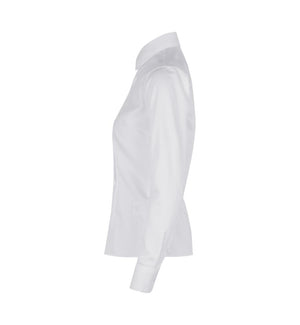 Moderne fit Fine Twill dameskjorte - Hvid - Seven Seas SS720