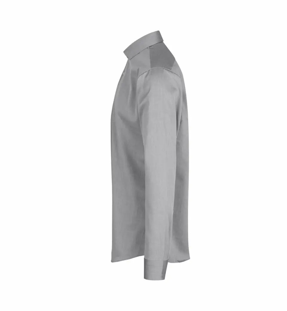 Fine Twill Moderne Business Skjorte, Sølv Grå, Seven Seas SS8