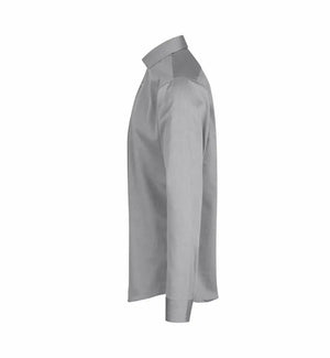 Fine Twill Moderne Business Skjorte, Sølv Grå, Seven Seas SS8