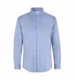 Fine Twill Moderne Business Skjorte, Lyseblå, Seven Seas SS8
