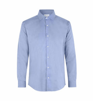 Fine Twill Moderne Business Skjorte, Lyseblå, Seven Seas SS8