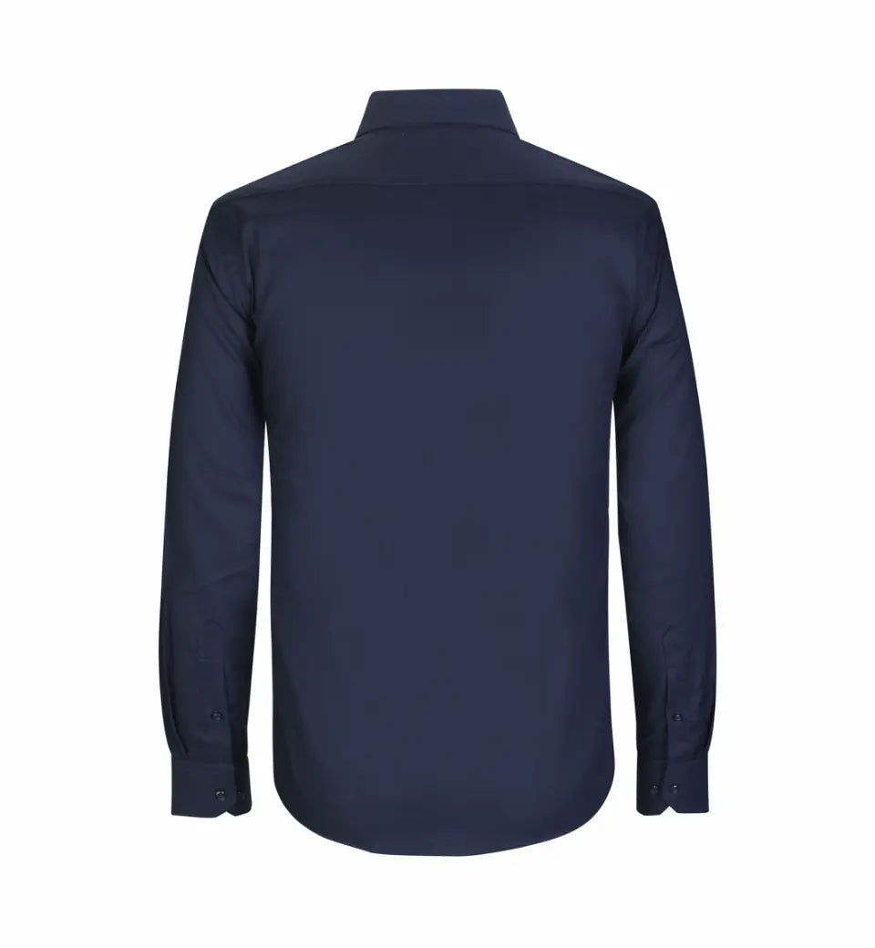 Fine Twill Moderne Business Skjorte, Navy, Seven Seas SS8
