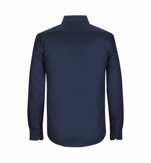Fine Twill Moderne Business Skjorte, Navy, Seven Seas SS8