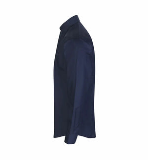 Fine Twill Moderne Business Skjorte, Navy, Seven Seas SS8