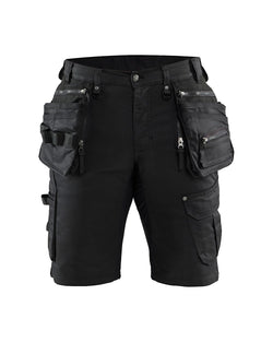 Håndværker Shorts Stretch X1900 Herre, Sort/Sort - Blåklæder 1992