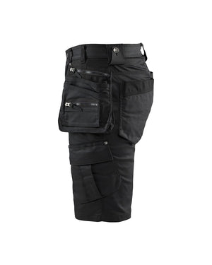 Håndværker Shorts Stretch X1900 Herre, Sort/Sort - Blåklæder 1992