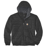 Carhartt letvægtsjakke med hætte og isolering, Sort - 106543