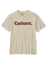 Carhartt T-shirt med original-print, Oat Milk - 107046