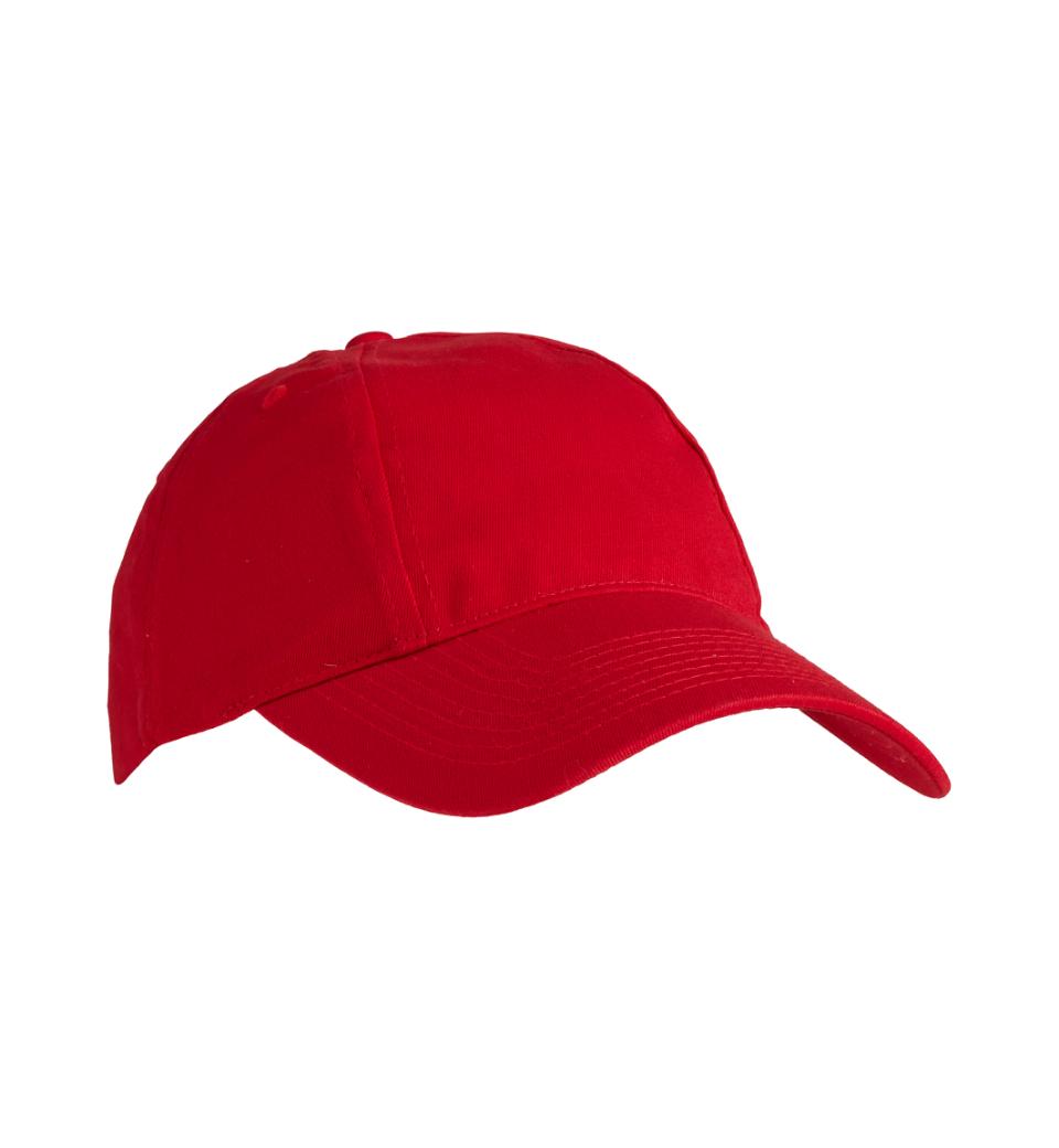 ID Cap/kasket - Rød ID0052 - Modekompagniet.dk