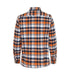 Skovmandskjorte i orange med trykknap - Herre - ID 0204 - Modekompagniet.dk