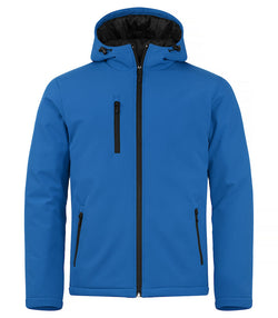 Padded Hoody Softshell - Herre - Blå - Clique 020952 - Modekompagniet.dk