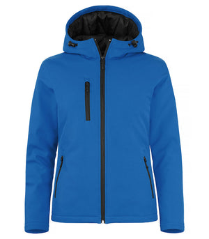 Padded Hoody Softshell - Dame - Blå - Clique 020953 - Modekompagniet.dk