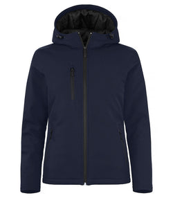 Padded Hoody Softshell - Dame - Navy - Clique 020953 - Modekompagniet.dk