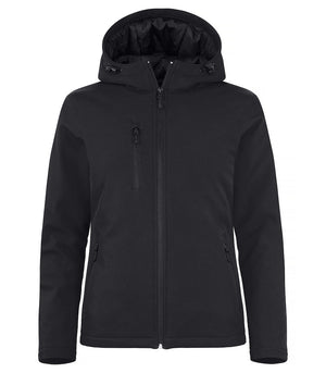 Padded Hoody Softshell - Dame - Sort - Clique 020953 - Modekompagniet.dk