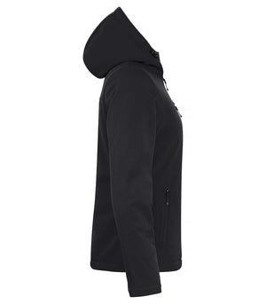 Padded Hoody Softshell - Dame - Sort - Clique 020953 - Modekompagniet.dk