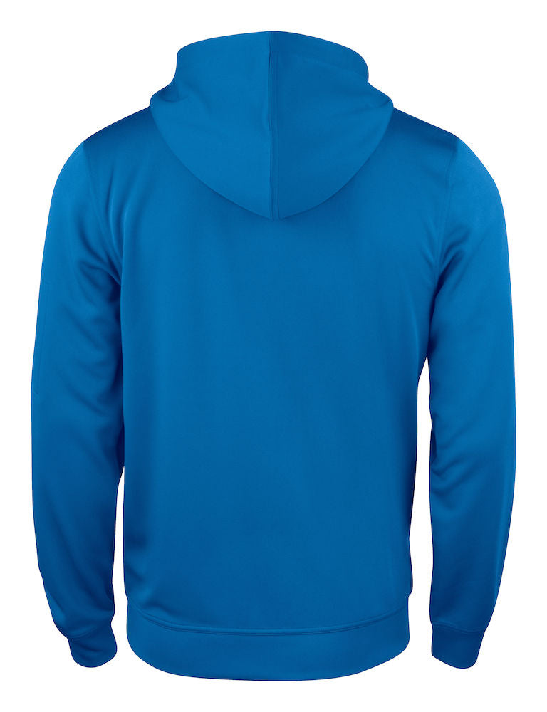 Basic Active Hoody Full Zip - Blå - Clique 021014 - Modekompagniet.dk