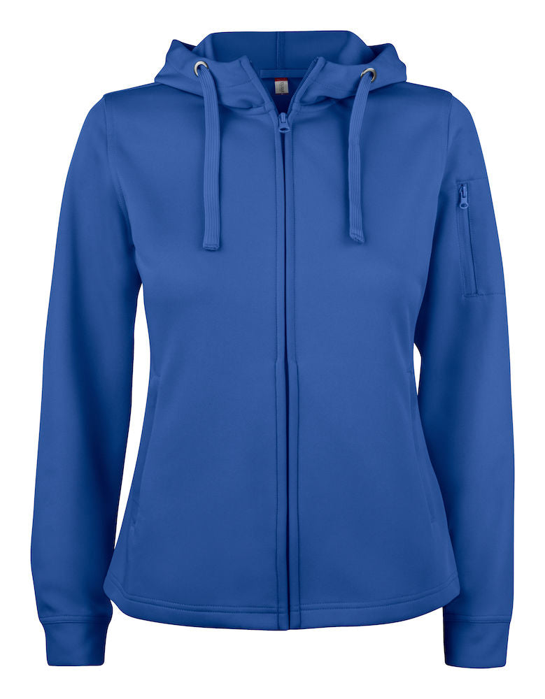 Basic Active Hoody Full Zip - Kvinder - Blue - Clique 021014 - Modekompagniet.dk