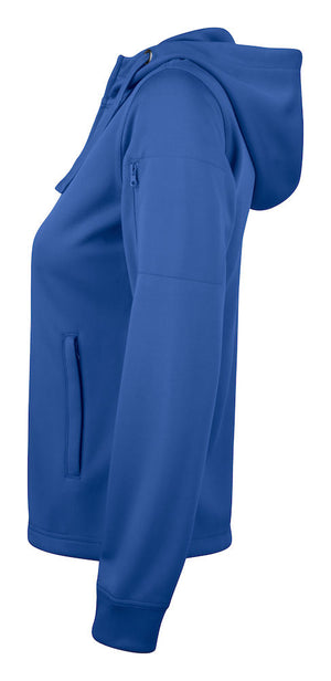 Basic Active Hoody Full Zip - Kvinder - Blue - Clique 021014 - Modekompagniet.dk
