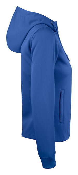 Basic Active Hoody Full Zip - Kvinder - Blue - Clique 021014 - Modekompagniet.dk