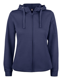 Full zip hoodie XS / NAVY Clique - Modekompagniet.dk