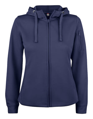 Full zip hoodie XS / NAVY Clique - Modekompagniet.dk