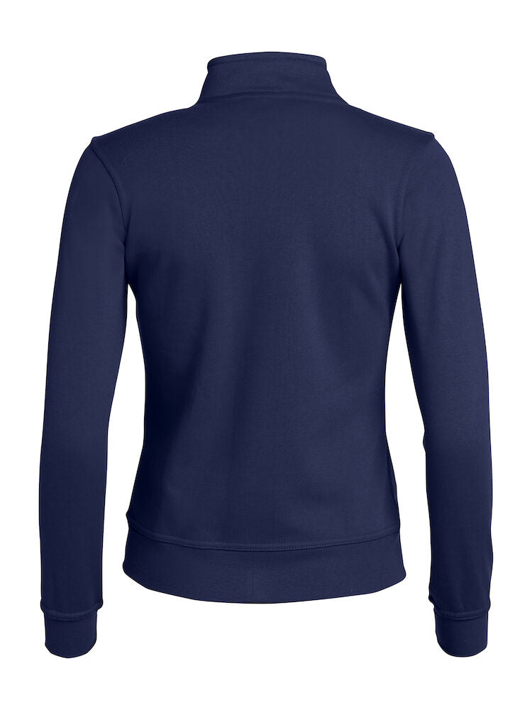 Basic Cardigan dame sweatshirt, Navy blå - Clique 021039