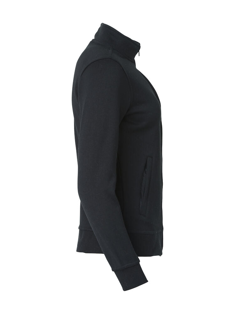 Basic Cardigan dame sweatshirt, Sort - Clique 021039