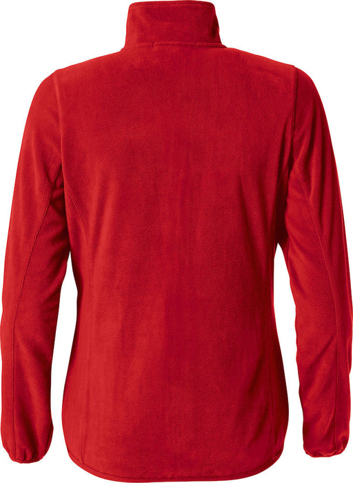 Basic Micro Fleece Jacket - Kvinder  - Rød - Clique 029315 - Modekompagniet.dk