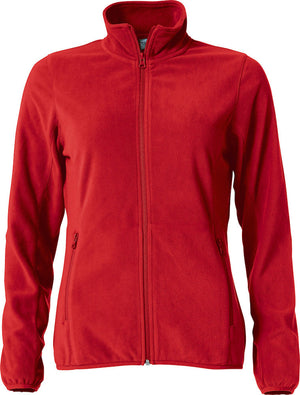 Basic Micro Fleece Jacket - Kvinder  - Rød - Clique 029315 - Modekompagniet.dk