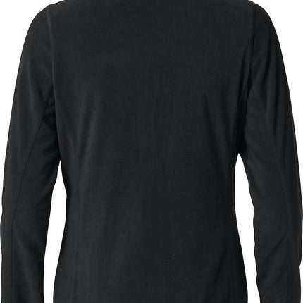 Basic Micro Fleece Jacket - Kvinder  - Sort - Clique 029315 - Modekompagniet.dk