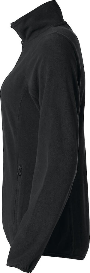 Basic Micro Fleece Jacket - Kvinder  - Sort - Clique 029315 - Modekompagniet.dk