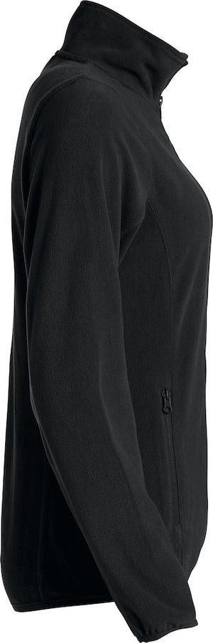Basic Micro Fleece Jacket - Kvinder  - Sort - Clique 029315 - Modekompagniet.dk