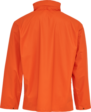 Elka Dry Zone PU regnjakke, Orange - 026300 - Modekompagniet.dk