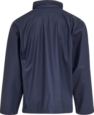 Elka Dry Zone PU regnjakke, Marine - 026300 - Modekompagniet.dk